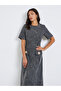 Women Tweed Look Midi Sheath Dress - 2