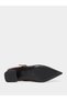 Embellished Detail Buckle Patent Leather Shoes - 6