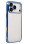 Mtxdpn Apple iPhone 17 Pro Max Silicone with Lens - (215230) Light Blue - 2