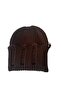 Special Design Knitted Brown Women's Beret - 4