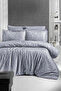 Lamone 100% Cotton Satin 200 Tc (80 Thread) Jacquard Double Duvet Cover Set