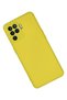 Mtxdpn Reno 5 Lite Case Nano Inside Velvet Silicone (221925) - Yellow - 3