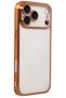 Mtxdpn Apple iPhone 17 Pro Silicone with Lens (215246) - Orange - 2