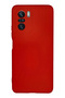 Mtxdpn Xiaomi Poco F3 Case Nano Inside Velvet Silicone (231819) - Red