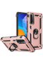 Mtxdpn Huawei P Smart 2021 Case Sofia Ring Silicone Cover (232404) - Rose - 2