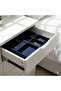 Navy Blue Suede Drawer Jewelry Double Organizer Set |   Ring, Earring and Necklace Organizer