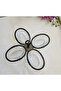 1 Piece 4-Section Cast Metal Frame Cookie Plate Antique - 3