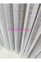 Snowflake Knitted Tulle Curtain (1X3) with Dense Pleats, Suitable for Every Room, Does Not Wrinkle and Does Not Need Ironing. the Sample Fabric Is 30X28 in Size. - 7