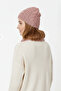 Women's Winter Luxury Knitted Beanie, Scarf and Gloves Set - 4