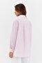 Striped Stone Studded Shirt Pink - 2