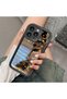 iPhone 14 Pro Compatible Anti-Fall Silicone Phone Case with Zodiac Mirror - 6