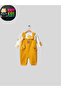 Baby Boys 3-Piece Romper Set Salopet and Socks Set Teddy Bear Patterned Bodysuit Bear Embroidered Cotton - 4