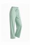 Women's Ultra Soft Stretchy Silky Textured Wide Leg Pants - Oshyo - Modal Fabric Premium Pants - 4