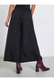 Women Black Wide Leg Trousers - 4