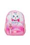 Me Team Kedi Printed Four Compartment Girls' School Bag