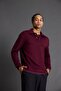 Standard Fit Polo Neck Modal Sportsman Sweatshirt G3596Ax25Wn
