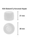 125 ml Round Medicine Syrup Bottle 125 Cc Amber Brown Glass Bottle with Lockable White Cap 20 Pieces - 7
