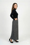 Women's Winter Piecewise Mother Skirt with Drop Pattern Fleece-Lined Elastic Waist Cotton Thick Textured - 8