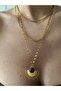 Steel Three-Chain Fan-Shaped Pendant Combination - 2