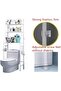 Toilet Storage Rack, 3 Tier Over Commode Shelving, Metal Toilet Cabinet Shelving Kitchen Bathroom Sp - 6