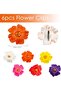Flower Hair Clips - 4