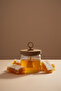 Acacia Lid Borosilicate Glass Honey Jar Honey Pot Kw-814