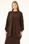 40803 - Stylish Comfortable Soft Textured Knit Skirt Sweater Women's Set - 3