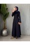 Women's Belt Detail Scuba Design Dress - 2
