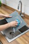 Glass Cutting Board Pastel Series Cutting Board Kitchen Glass Chopping Board Gray Large Size 20X30 - 5