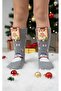 New Year's Cotton Children's Socks Buy 1 Get 1 Free Age 3-4 - 2
