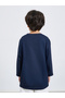 Boys Navy Blue Long Sleeve Slogan T-Shirt - 4