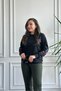 Sweatshirt with Embroidery on the Front and Sleeves - 5