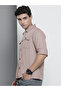 The Indian Garage Co Slim Fit Grey Placement Printed Shirt - 2