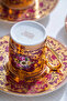 Felipe 24K Gold Detailed Porcelain Coffee Cup Set for 6 People - 100 ml - 8