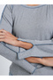 Women Overlock Seam Knit T-Shirt - 3
