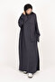 Pocket detailed Oversized dress hijab dress - 5