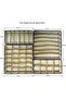 Underwear Drawer Organiser, Foldable Closet Divider and Foldable Storage Box for Socks, Ties, Scarve - 2
