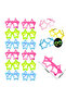 Phosphorescent Star Model Glow Party Glasses Glow in the Dark Glasses 12 Pcs