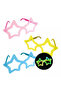 Phosphorescent Star Model Glow Party Glasses Glow in the Dark Glasses 12 Pcs - 2