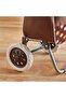 Folding Essential Shopping Trolley - Wheels Brown Polka Dots - 6