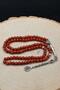 Natural Agate Stone 99 Prayer Beads with Metal Tassel 6mm Sphere Cut 902499 - 3