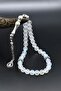 Quartz Stone 33-Piece Prayer Beads with Metal Tassel 8mm Sphere Cut 902505 - 2