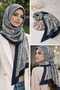 Luxury Voile Silk Shawl Hijab Foulard Scarf Shawl Leopard Pattern 90 X 180 cm