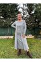 Yumoş Fabric One-Piece Cardigan Dress - 5