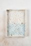 Meander Mother-Of-Pearl Mosaic Cream Blue 3-Piece Decorative Tray 4328 - 6