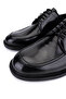 Men's Genuine Leather Black Opening Classic Shoes - 3
