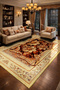 Sdt Traditional Peeling Effect Patterned Woven Base Modern Decorative Carpet Sdt224 - 2