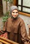 وشاح إيكوزين TN2108 بنمط هندسي 09-ذهبي-أسود - 2