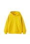 Basic Oversized Women's Yellow Hoodie