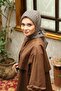 وشاح إيكوزين TN2108 بنمط هندسي 09-ذهبي-أسود - 5